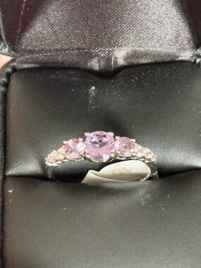 Ring Bomb Party Brighten My Day Lab Created Amethyst -Size 10 RGP3654